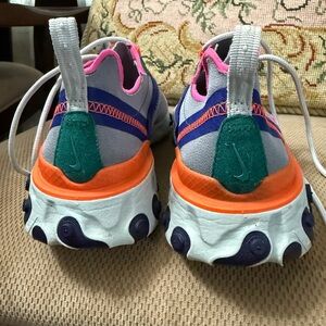 Nike Kids Sneakers in Pink, Orange, and Green